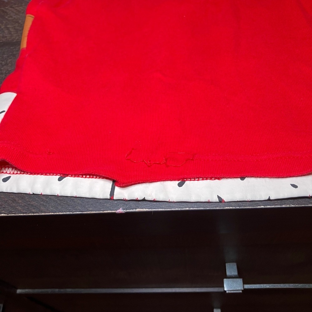 Kids Old Navy Size 5T Santa Suit Long Sleeve Shirt Christmas Pajama Top - Picture 5 of 6